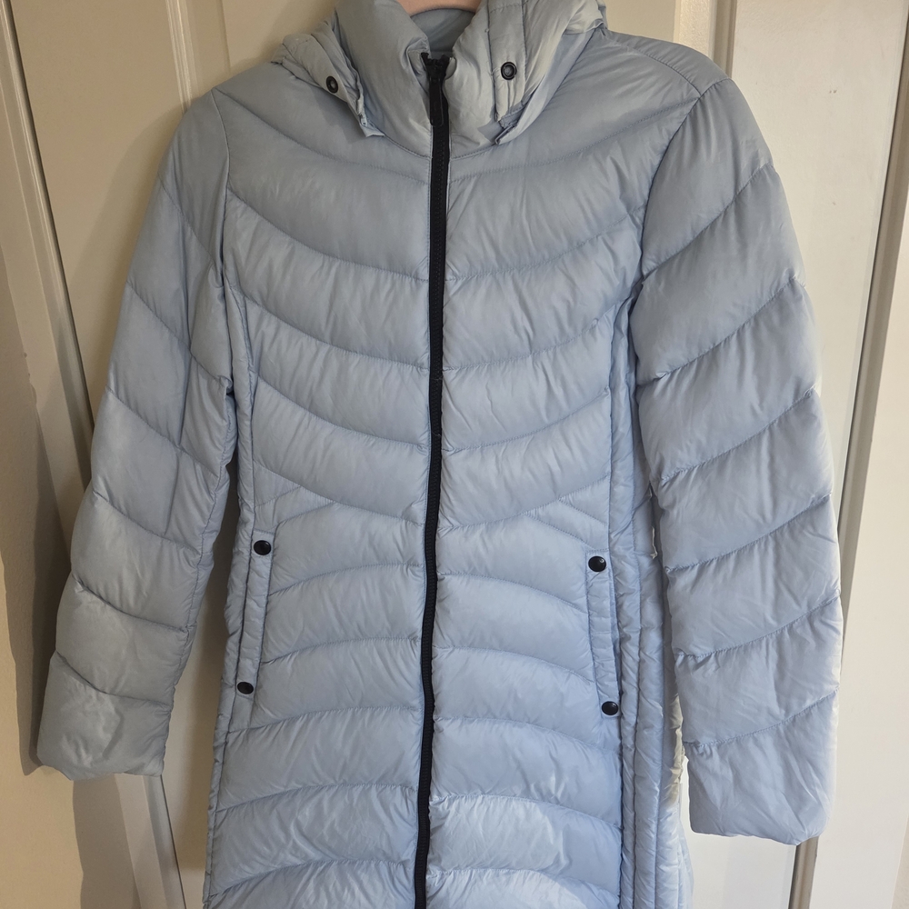 Sam Edelman Sky Blue Puffer Coat